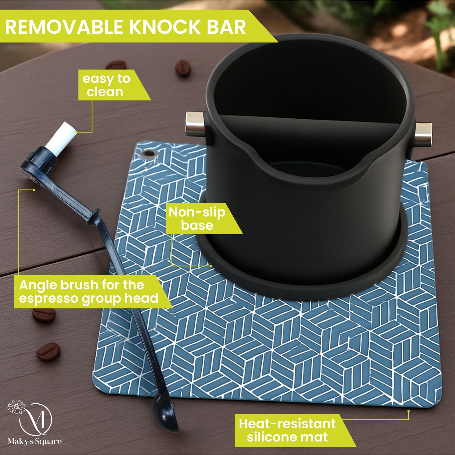 Durable 6” Knock Box